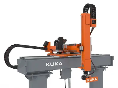Linear Gantry Robot Adjustable 3D model