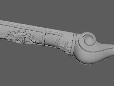 leg High quality 3d models for processing on a cnc machine 3D model 46