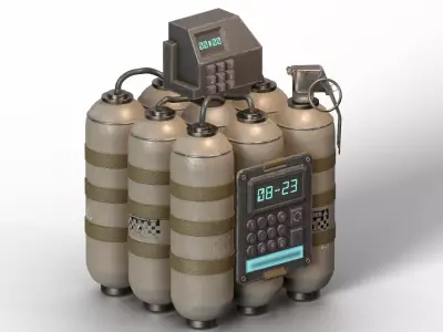 Dynamite 8 3D model
