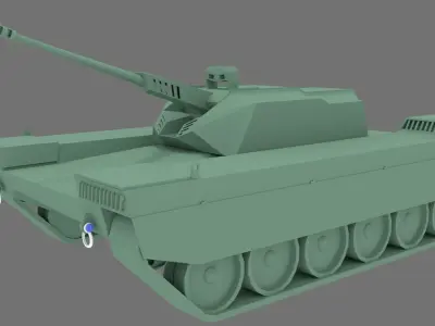 combat vehicle of the European Union 3D model