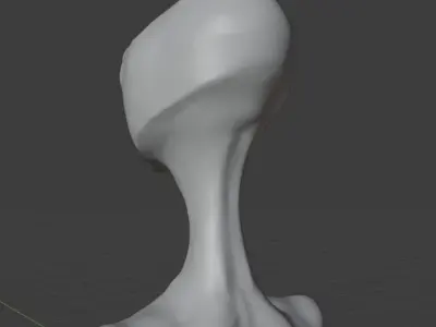 Alien Body Sculpt 3D model