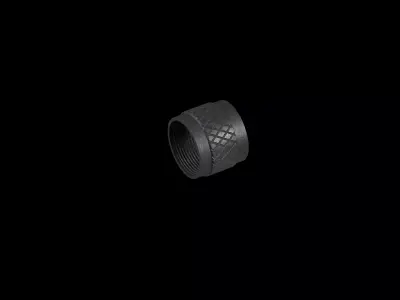 HK 45 ACP Thread Protector Free low-poly 3D model