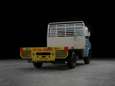 TATA 407 ICONIC INDIAN TRUCK 3D model