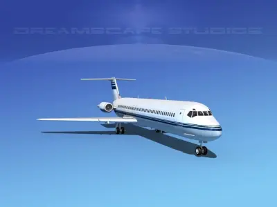 Douglas DC-9-50 Executive 2 3D model