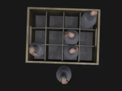 Molotov cocktail Low-poly 3D model buy