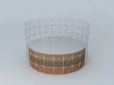 Gas Holder Huddersfield Free 3D model