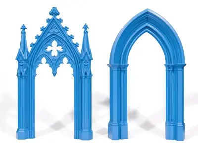 Gothic arches 3D print model