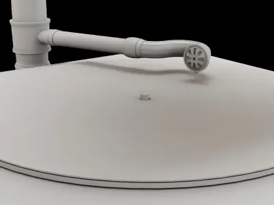 High Res Antique Gramophone Early 20th Century 3D model