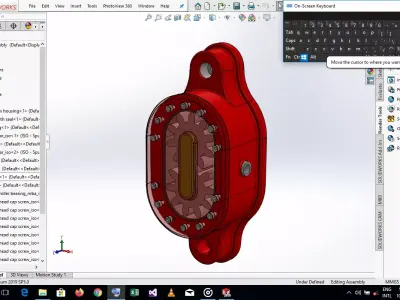 External Gear Pump Free 3D model