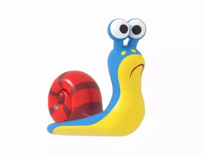 Snail 3d model Rhinoceros 3D model 3D model
