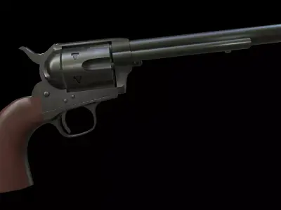 Colt peacemaker Free low-poly 3D model
