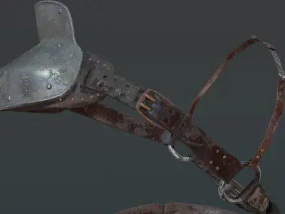 Leather armor 3D model purchase
