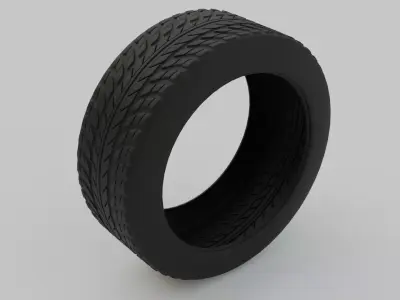 Car winter tire Free 3D model
