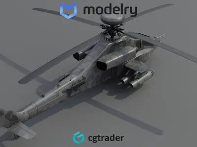 Attack Helicopter 3D model get