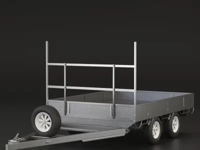 Flat top 14x7 Free low-poly 3D model