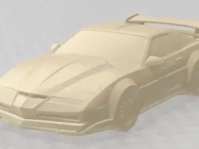 Pontiac Firebird KITT Tuning Printable Car 3D print model