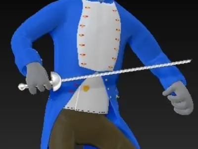 Officer Bugs Bunny Free 3D print model