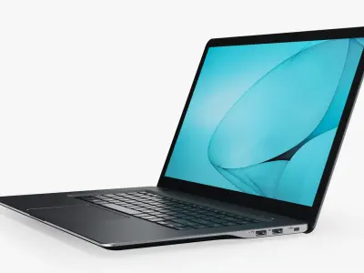 Notebook Generic 15 inch Black 3D model