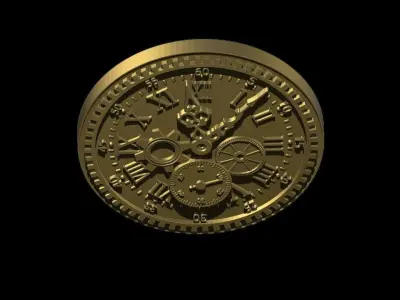 Clock pendant 3D print model