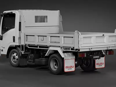2025 Isuzu NLR Tipper Truck 3D model