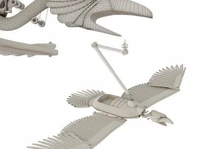 BirdMetal 3D model