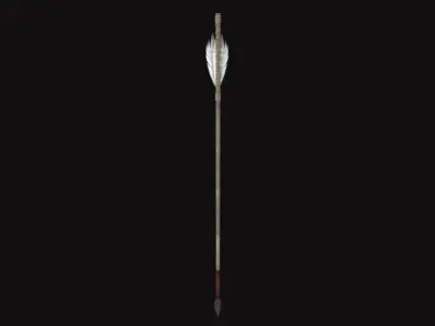 Medieval Arrow Low-poly 3D model purchase
