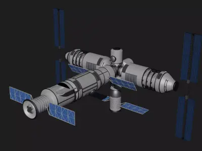 Satellite Spacecraft 3D model