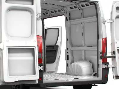 Vauxhall Movano Van L2H2 HQ Interior 2023 3D model
