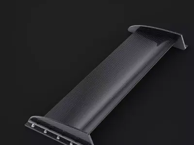 Spoiler bonus carbon tuning part auto car  3D model