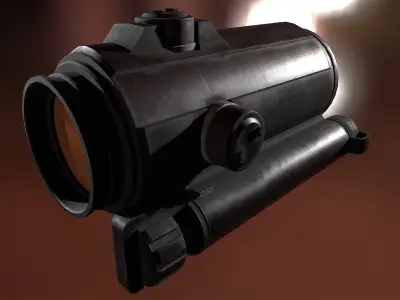 DK-9 Optic Low-poly 3D model