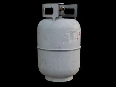 Propane Cylinder Low-poly 3D model