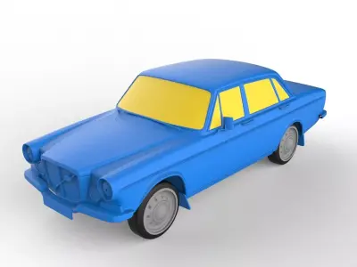 Volvo 164 1971 Classic Car 3D print model