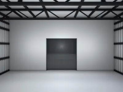 Empty Storage Room 3D model