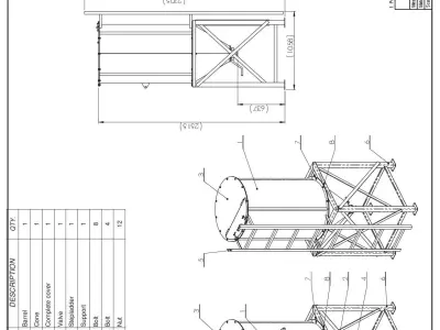 WG 4006 - Grain silo - 1 3D model by WorkGadgetAgro