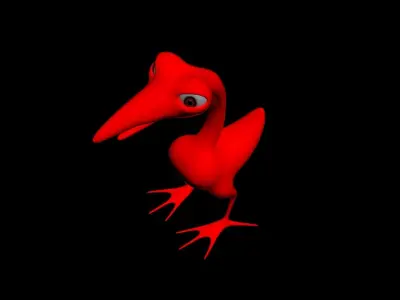Duck Model Free low-poly 3D model