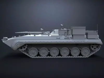 Infantry fighting vehicle BMP-1 3D print model