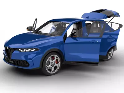Alfa Romeo Tonale Plug-In Hybrid Q4 2023 HQ 3d model 3D model