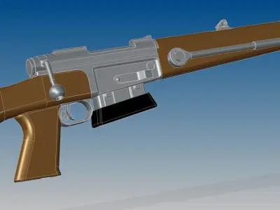 FRF1 rifle 3D model