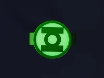 GREEN LANTERN RING 3D model