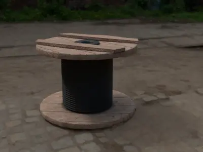 cable roller 3D model