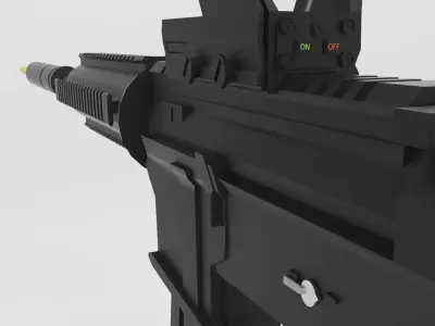 M4A1 Gun 3D model