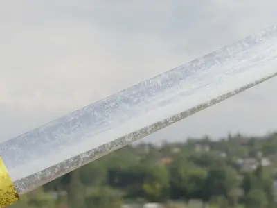 Weapon Katana Sword Blade  3D model