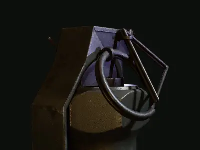 m84 grenade Low-poly 3D model purchase