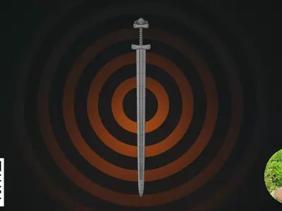 Viking Nordic Battle-Ready Arsenal  3D model