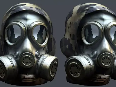 Helmet 3d model military combat Military  Low-poly 3D model get