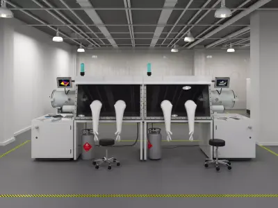 clean room-industrial equipment 3D model