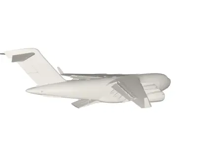 Military Plane concept 3D model