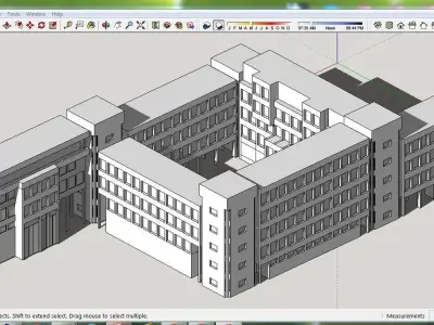 Sketchup Office building C5 Free 3D model