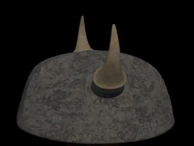 Viking Helmet Low-poly 3D model order