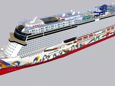 Norwegian Encore 3D model